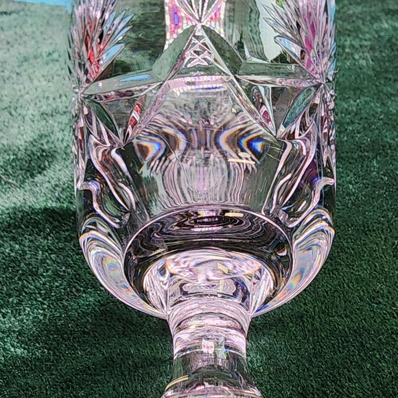 EDINBURGH CRYSTAL STAR OF EDINBURGH CLARET WINE GLASS MONOGRAM "N" STEMMED WATER - Picture 6 of 7